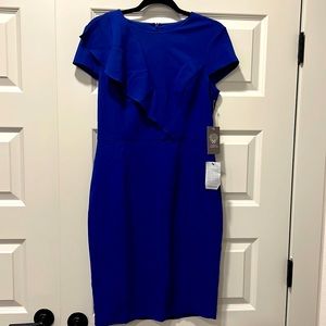 Royal Blue Cocktail / Business Dress Size 8P